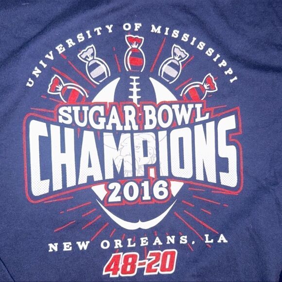 2016 Ole Miss Sugar Bowl Long Sleeve Shirt - Picture 3 of 4